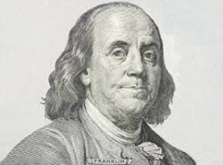 When did Benjamin Franklin die and how is he remembered?