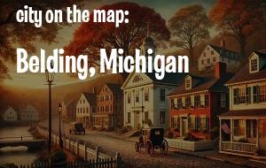 An image of Belding, MI