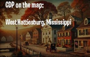 An image of West Hattiesburg, MS