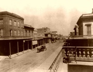 A historical image of Sacramento, CA
