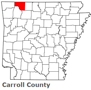 An image of Carroll County, AR