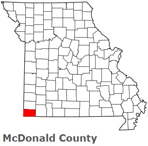 An image of McDonald County, MO