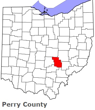 Perry County On The Map Of Ohio 2024 Cities Roads Borders And
