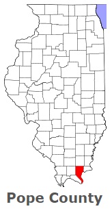 An image of Pope County, IL