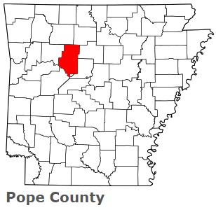 An image of Pope County, AR