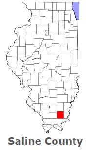An image of Saline County, IL