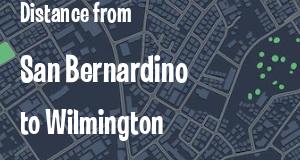 The distance from San Bernardino, California 
to Wilmington, Delaware