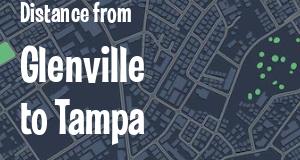 The distance from Glenville, New York 
to Tampa, Florida