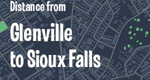 The distance from Glenville, New York 
to Sioux Falls, South Dakota