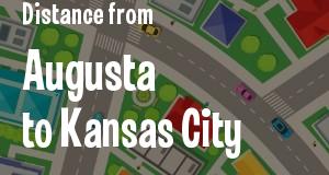 The distance from Augusta, Georgia 
to Kansas City, Kansas