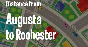 The distance from Augusta, Georgia 
to Rochester, New York