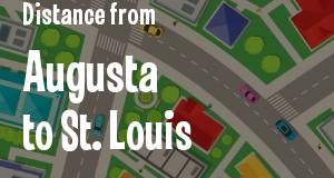 The distance from Augusta, Georgia 
to St. Louis, Missouri