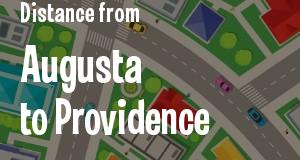 The distance from Augusta, Georgia 
to Providence, Rhode Island