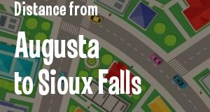 The distance from Augusta, Georgia 
to Sioux Falls, South Dakota