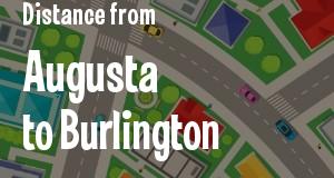 The distance from Augusta, Georgia 
to Burlington, Vermont