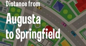 The distance from Augusta, Georgia 
to Springfield, Illinois