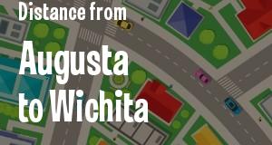 The distance from Augusta, Georgia 
to Wichita, Kansas