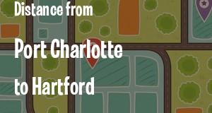 The distance from Port Charlotte, Florida 
to Hartford, Connecticut