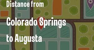 The distance from Colorado Springs, Colorado 
to Augusta, Georgia