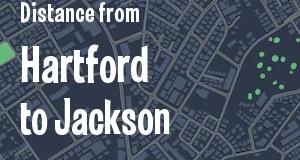 The distance from Hartford, Connecticut 
to Jackson, Mississippi