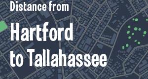 The distance from Hartford, Connecticut 
to Tallahassee, Florida