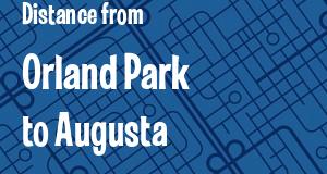 The distance from Orland Park, Illinois 
to Augusta, Georgia