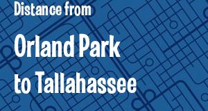 The distance from Orland Park, Illinois 
to Tallahassee, Florida