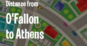 The distance from O'Fallon, Illinois 
to Athens, Georgia