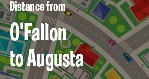 The distance from O'Fallon, Illinois 
to Augusta, Georgia