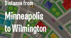 The distance from Minneapolis, Minnesota 
to Wilmington, Delaware