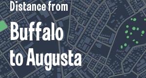 The distance from Buffalo, New York 
to Augusta, Georgia