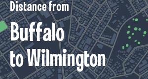 The distance from Buffalo, New York 
to Wilmington, Delaware
