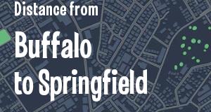 The distance from Buffalo, New York 
to Springfield, Illinois