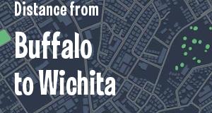 The distance from Buffalo, New York 
to Wichita, Kansas
