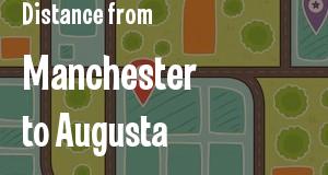 The distance from Manchester, New Hampshire 
to Augusta, Georgia