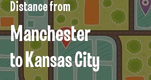 The distance from Manchester, New Hampshire 
to Kansas City, Kansas