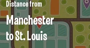 The distance from Manchester, New Hampshire 
to St. Louis, Missouri