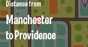 The distance from Manchester, New Hampshire 
to Providence, Rhode Island