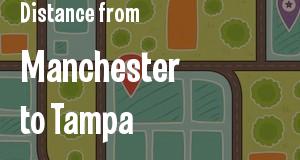 The distance from Manchester, New Hampshire 
to Tampa, Florida