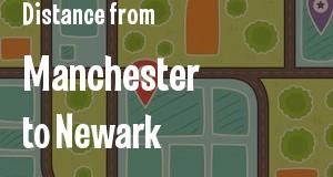 The distance from Manchester, New Hampshire 
to Newark, New Jersey