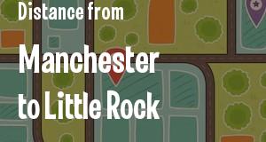 The distance from Manchester, New Hampshire 
to Little Rock, Arkansas
