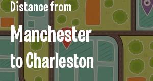The distance from Manchester, New Hampshire 
to Charleston, West Virginia