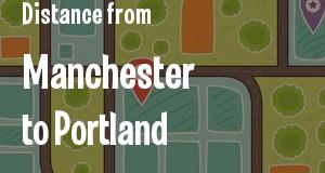 The distance from Manchester, New Hampshire 
to Portland, Maine