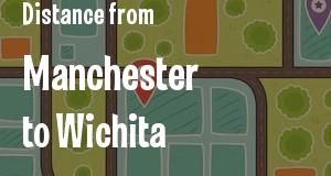 The distance from Manchester, New Hampshire 
to Wichita, Kansas
