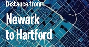 The distance from Newark, New Jersey 
to Hartford, Connecticut