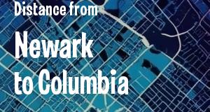 The distance from Newark, New Jersey 
to Columbia, South Carolina
