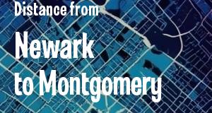 The distance from Newark, New Jersey 
to Montgomery, Alabama