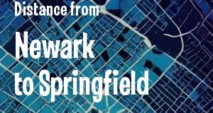 The distance from Newark, New Jersey 
to Springfield, Illinois