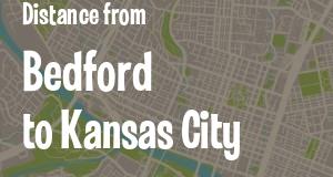 The distance from Bedford, Indiana 
to Kansas City, Kansas