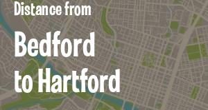 The distance from Bedford, Indiana 
to Hartford, Connecticut